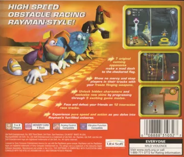 Rayman Rush (US) box cover back